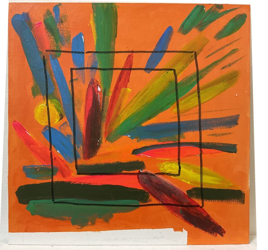 Abstract — абстрактная живопись, работа 11