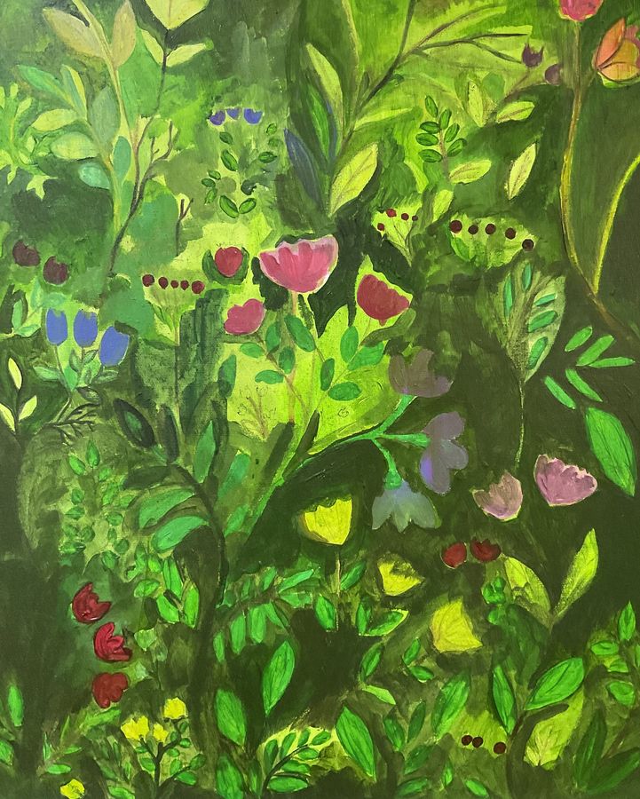 Flora Patterns — растительный узор, работа 1