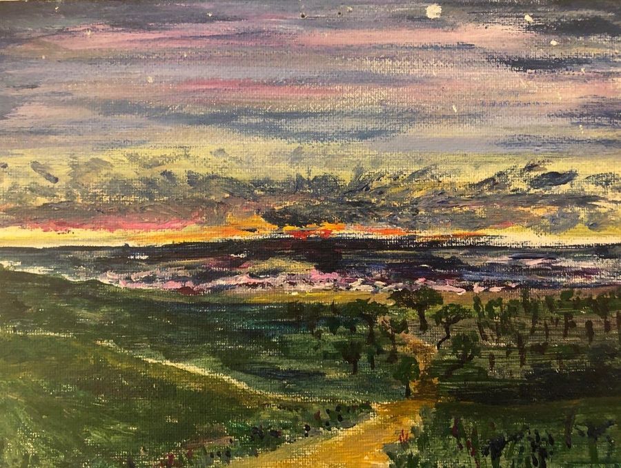 Sunsets — закат, работа 18