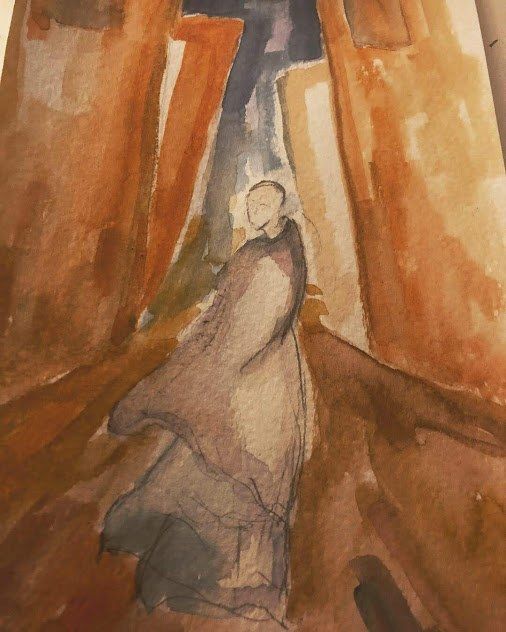 Watercolors — акварель, работа 6