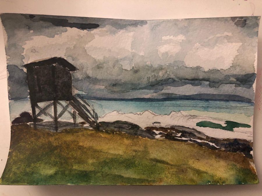 Watercolors — акварель, работа 13