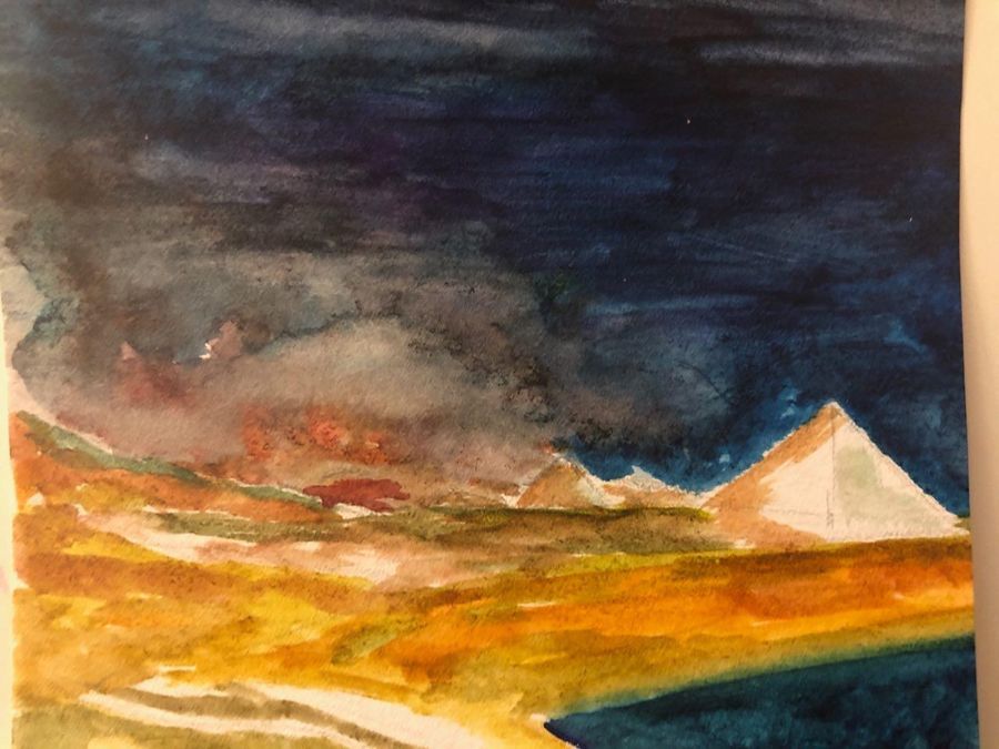 Watercolors — акварель, работа 16