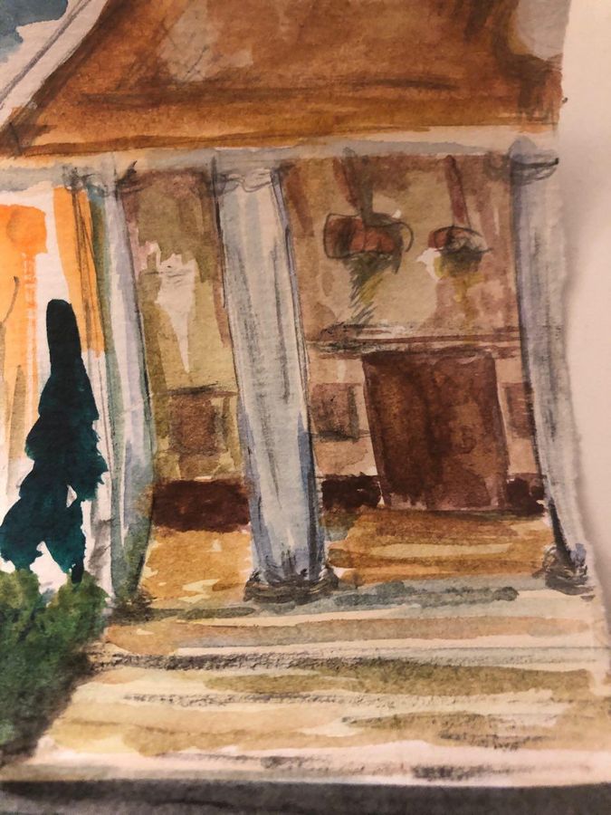 Watercolors — акварель, работа 18