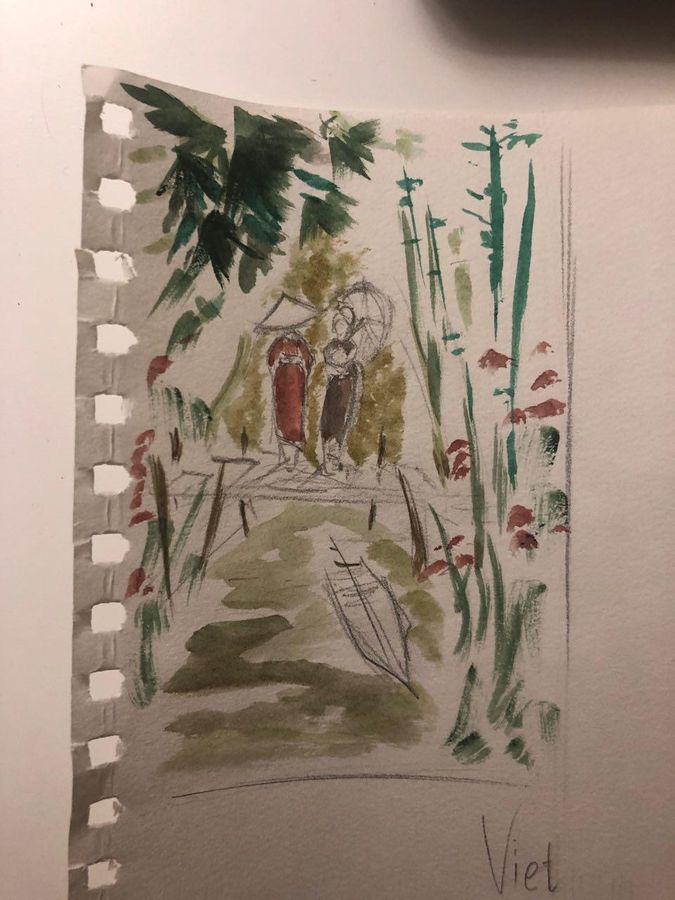 Watercolors — акварель, работа 19